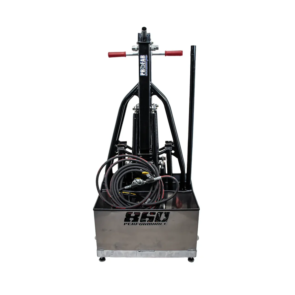 Hydraulic Race Jack Caddy - Raw Finish